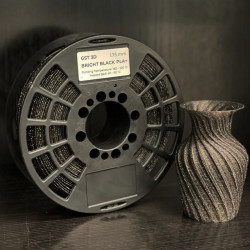 Filament GST3D PLA+ Černá s třpytkami 1.75mm 1kg