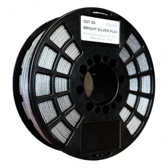Filament GST3D PLA+ Stříbrná s třpytkami 1.75mm 1kg