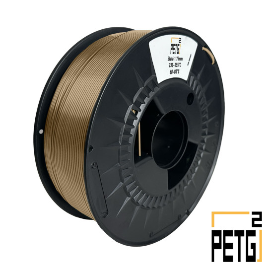 Filament naKVADRAT Core PETG Zlatá 1.75mm 1kg