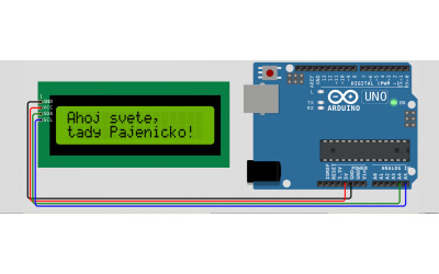 Jak připojit znakový LCD displej 16x2 k Arduino Uno