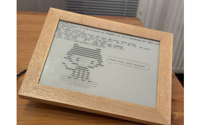 Linux nativně na ESP32-S3, bez emulace a rovnou s 9,7″ e-paperem