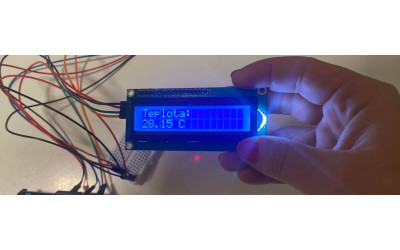 Měření teploty s Arduino Uno, LCD displejem a NTC čidlem