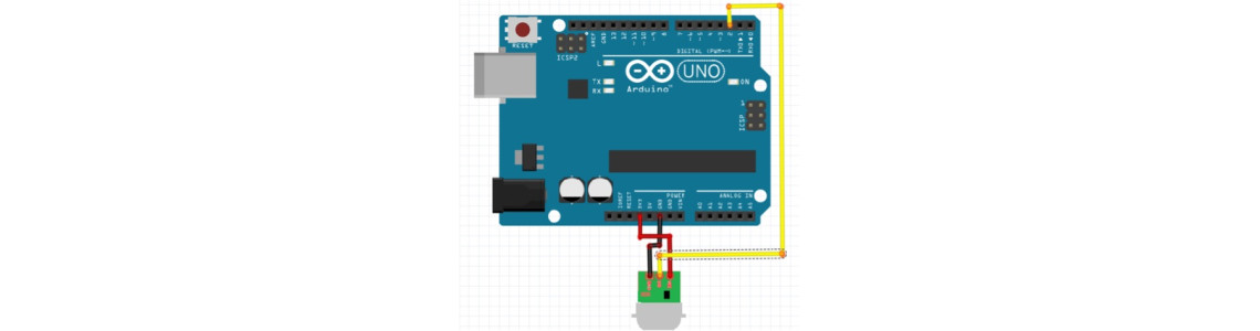 Jak připojit Miniaturní PIR senzor pohybu AM312 k Arduino Uno