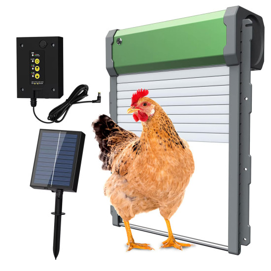 Automatická solární dvířka kurníku WONEGG JSM-1