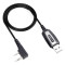 USB programovací kabel pro radiostanice Baofeng a Quansheng (CH340, Kenwood)