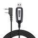 USB programovací kabel pro radiostanice Baofeng a Quansheng (CH340, Kenwood)