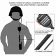 Reproduktorový mikrofon PTT IP54 pro Baofeng a Quansheng (Kenwood 2pin)