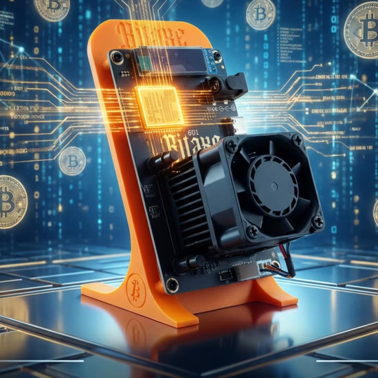 Bitaxe Gamma 601 BTC miner - 1.2TH/s, 17W, WiFi, OLED