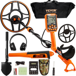 Detektor kovů VEVOR TS185A s 12" cívkou IP68