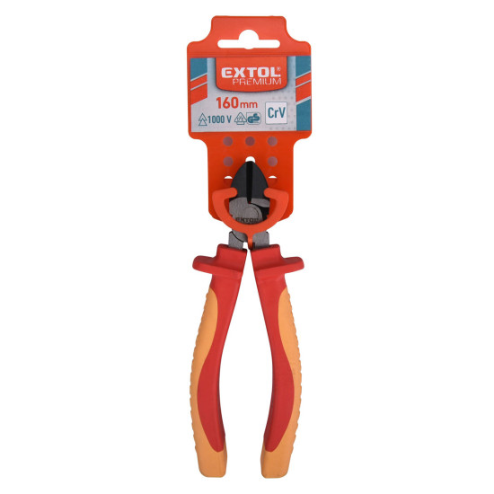 Elektrikářské štípací boční kleště 160mm / 1000V EXTOL PREMIUM