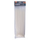 Stahovací pásky bílé 300 x 4.8mm, nylon PA66, 100ks EXTOL PREMIUM