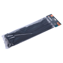 Stahovací pásky černé 300 x 4.8mm, nylon PA66, 100ks EXTOL PREMIUM