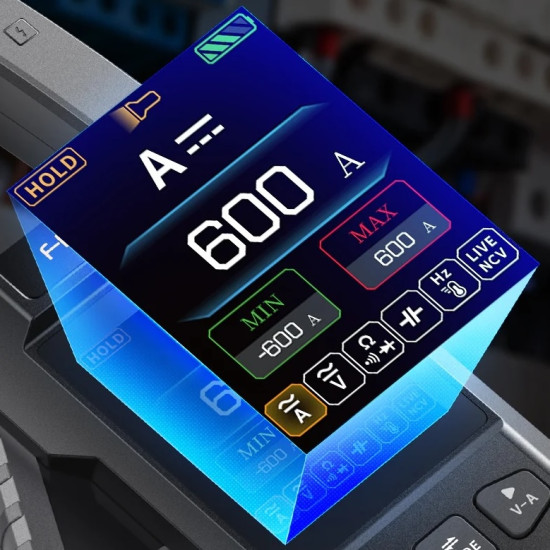 FNIRSI DMC-100 - digitální klešťový multimetr DC/AC
