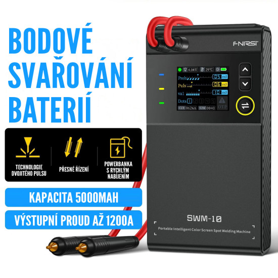 FNIRSI SWM-10 - inteligentní bodová svářečka