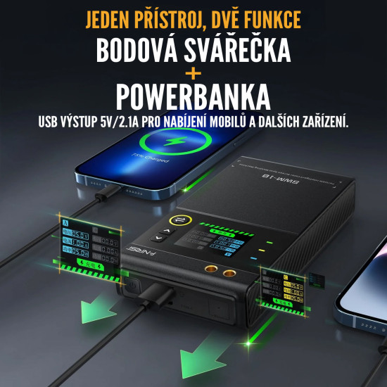FNIRSI SWM-10 - inteligentní bodová svářečka