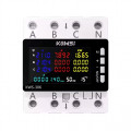 KWS-306 - Třífázový multifunkční elektroměr na DIN lištu