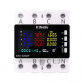 KWS-306WF - Třífázový multifunkční elektroměr na DIN lištu s WiFi