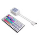 Kontrolér LED pásků RGB s dálkovým ovládáním 12V-24V až 6A 