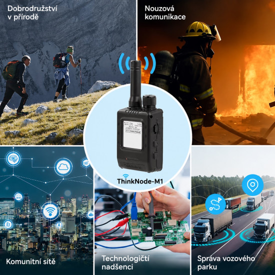 Elecrow ThinkNode-M1 LoRa Meshtastic s 1.54" Eink 868MHz GPS