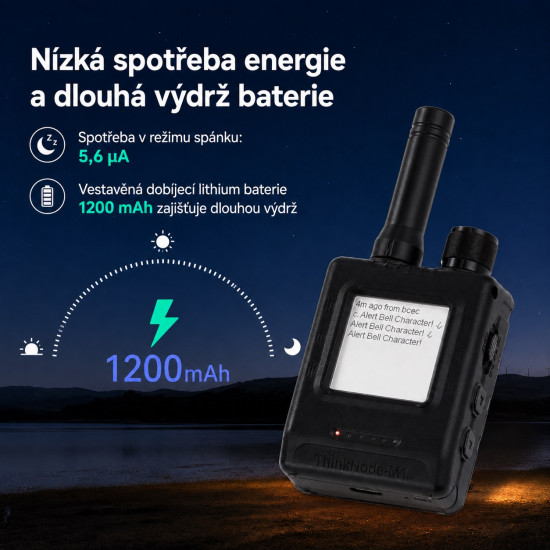 Elecrow ThinkNode-M1 LoRa Meshtastic s 1.54" Eink 868MHz GPS