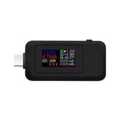 USB-C tester KWS-1902C s barevným displejem (4-30V/0-5A)
