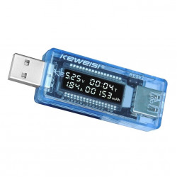 USB tester KWS-V20 (VA metr a měřič kapacity 4-20V/0-3A)