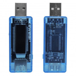 USB tester KWS-V20 (VA metr a měřič kapacity 4-20V/0-3A)