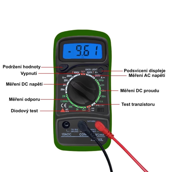 Digitální multimetr XL830L