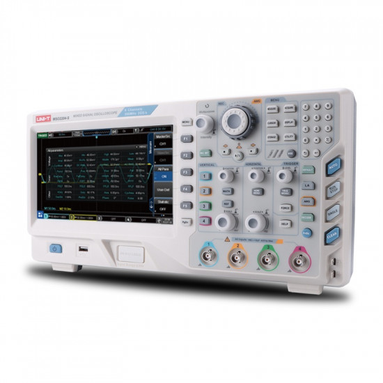 Osciloskop UNI-T MSO2204-S (4+16 kanálů, 200 MHz, 2GS/s, generátor funkcí)