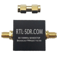 RTL-SDR Broadcast FM Block Filter (88–108 MHz)