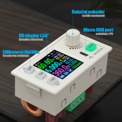 Měnič napětí RIDEN RK6006-BT, 360W (12V-68V na 0V-60V až 6A)