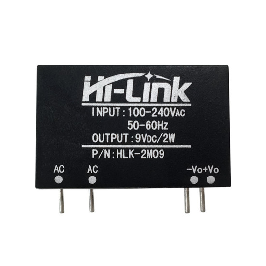 Napájecí zdroj Hi-Link HLK-2M09 2W (230V AC / DC 9V 230mA)