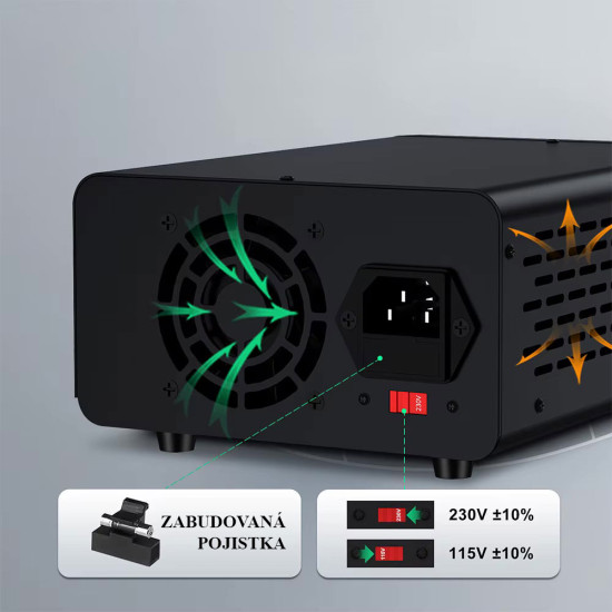 Laboratorní zdroj Wanptek TPS-C3010 30V 10A