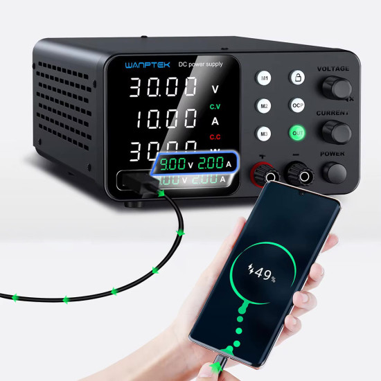 Laboratorní zdroj Wanptek TPS-C3010 30V 10A