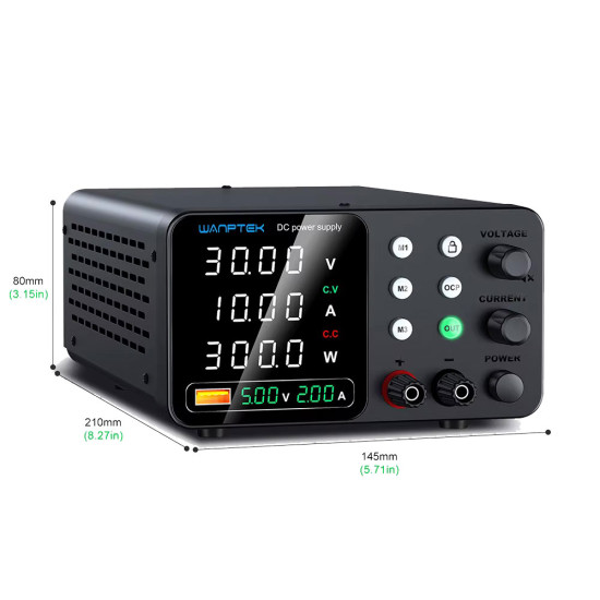Laboratorní zdroj Wanptek TPS-C3010 30V 10A