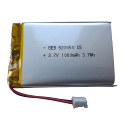 Baterie Li-Pol GEB 523450 1000mAh JST-PH 2.0 s ochranou