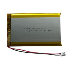 Baterie Li-Pol GEB 605080 3000mAh JST-PH 2.0 s ochranou