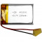 Baterie Li-Pol BGD 402030 230mAh s ochranou