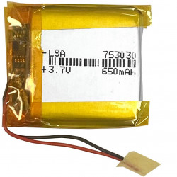 Baterie Li-Pol BGD 753030 650mAh s ochranou