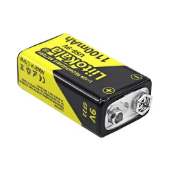 Baterie LiitoKala 6F22 Li-ion 9V 1100mAh
