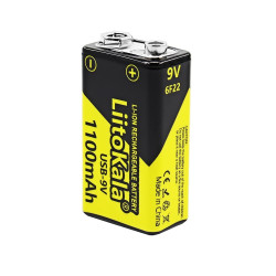 Baterie LiitoKala 6F22 Li-ion 9V 1100mAh