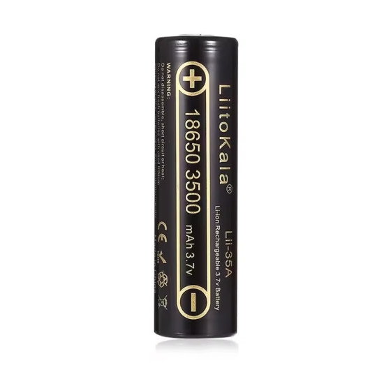 Baterie LiitoKala Lii-35A 18650 s plochým kontaktem 3500mAh