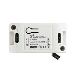 Dálkově ovládané relé Smart Switch 230V (433MHz, 250VAC/30VDC 10A)