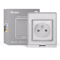 Dálkově ovládaná zásuvka Sonoff S55 S55TPE-FR IP55 (Wifi, 100-240V AC 16A)