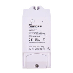 Dálkově ovládané relé Sonoff TH16 (Wifi, 100-240V AC 15A)