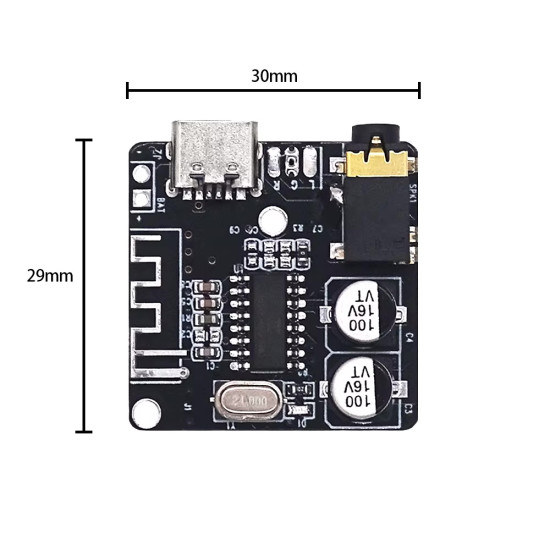 Bluetooth 5.0 audio přijímač XY-BT-MINI USB-C