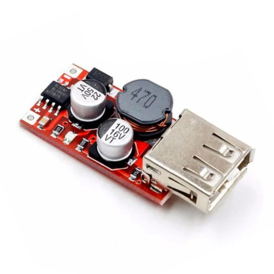 Měnič napětí HW-676 (step-down) s USB, 15W (5V–36V na 5V 3A) 