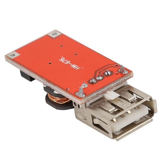 Měnič napětí HW-676 (step-down) s USB, 15W (5V–36V na 5V 3A) 
