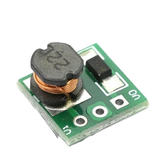 Miniaturní měnič napětí (step-up) ME2108 (0.9V-3.3V na 3.3V až 400mA)