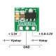 Miniaturní měnič napětí (step-up) ME2108 (0.9V-3.3V na 3.3V až 400mA)